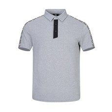 남성 로고 TAPE 포인트 반팔 티셔츠_L222TS126P