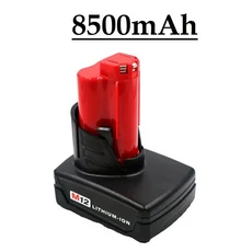 밀워키 m12 3.5/4.5/6.5/8.5Ah 리튬배터리용 M12 4932451395 M12B6 M12XC5.0 M12IR-201B, 01 8500mAh 1PCS