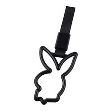 토끼 링 기차 버스 핸들 드리프트 애니메이션 자동차 수정 경고 나일론 스트랩, 1개, 11. Black