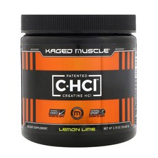 KAGED MUSCLE 肌酸HCL補充粉 檸檬萊姆口味, 56.25克, 1個
