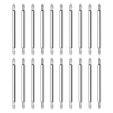 NICENEEDED 릴리즈 시계 밴드 핀 20개 14mm 스프링 바 핀 지름 1.5mm 튼튼한 스테인리스 스틸 링크 핀 18mm 시계 밴드 스트랩용 제거 도구