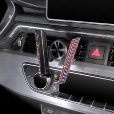 여성용 다이아몬드 크리스탈 자동차 전화 홀더 자동차 에어 벤트 마운트 클립 휴대폰 홀더 스탠드 자동차 브래킷 인테리어 액세서리, 17)Multi 색상