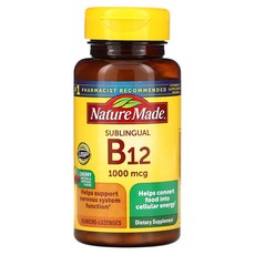 네이처메이드 비타민 B12 시아노코발라민 1000mcg 체리맛 캔디 50정, 1개