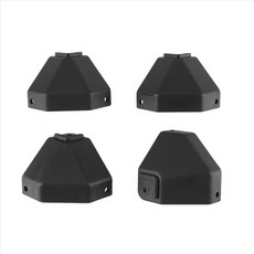 사이드 박스 가방 코너 테일 박스 백 코너 트렁크 보호 오토바이 측면 상자 액세서리 측면 상자 가방 코너, 검은색