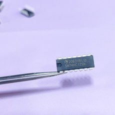 (DIP) 74HC125 TTL IC 쿼드 3스테이트 버퍼 라인드라이버 독립OE DIP 로직IC DIP14 CMOS, 단일품목