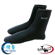 SAEKODIVE 3mm 潛水襪 水精靈 LSK-2, 1個, S