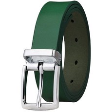 Falari 남아용 아동용 가죽 벨트 모든 행사용 2.5cm(1인치) 트림 핏 - 원피스 커팅 브라운. 110446 4477856694, 다크 그린