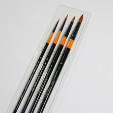 단아미 670 수채화붓세트 4본조 (환), 1개, 4본