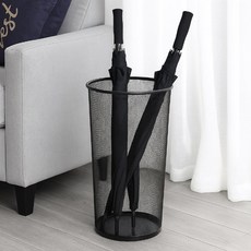 철망우산꽂이 우산통 블랙 철제 우산꽂이 심플 우산 정리함, 철망우산꽂이 실버, 1개