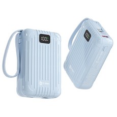 오지렌 고속충전 대용량 보조배터리 20000mAh, 블루, OJ850D 블루, OJ850D