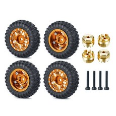 MIBIDAO 4Pcs RC 휠 림 고무 타이어 허브 어댑터 Kyosho MiniZ 4X4 118 Jimny 124, 8697G