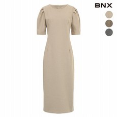 BNX 여성 작은 하운드투스 볼륨 원피스 673604