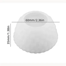 도형 석고상 소묘 농촌 꽃 바구니 양초 컵 실리콘 몰드 DIY 석고 대나무 보관 장식 송진 수공예 주조, 01 Flower Basket