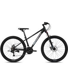 2025 프로마스터 26인치 MTB 자전거 엑스씨2.1D 시마노21단 디스크브레이크 반조립, 1개, 168cm, 블랙+크롬