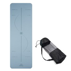 요가매트 TPE 두꺼운 안미끄러지는 냄새없는 홈트매트 필라테스매트 운동매트, 1개, 운산 파랑