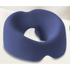 GHSHOP 마사지샵 경락 통기성 얼굴 도넛 쿠션 안면보호 엎드려 자는 베개 쿠션 엎드려베개 안면쿠션, 파란색, 1개