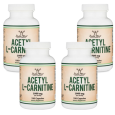 더블우드 아세틸 L-카르니틴 1000mg Double Wood Acetyl L-Carnitine, 4개, 150정