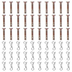 [ 1191867 ] Spuspk MTD 제설기용 전단 핀 및 코터 - 각 30개 MTD Craftsman Cub Cadet Troy Bilt 눈길 제설기와 호환 738, 30 Sets