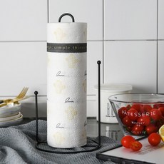 주방 스탠드 키친타올 홀더 걸이 블랙, 1개