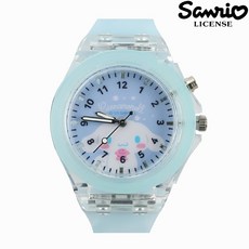 시계 산리오 반짝이는 LED 바늘시계 코디 아이템