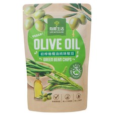 有橄生活 特級初榨橄欖油純味敏豆 - 健康酥脆的純素敏豆脆片, 40g, 1個
