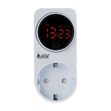 서준전기 타이머 콘센트 SJE-C10 디지털 다이얼 타임스위치 대기전력차단콘센트, 1개