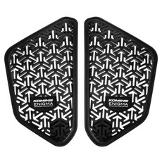 KOMINE ENIGMA CE認證機車護具組，輕量透氣蜂巢結構，全方位安全防護, 黑, 1套