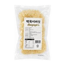혜성식품 백목이버섯 60g 흰목이버섯 건목이, 1개