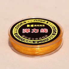 비탄성 염주끈 밴딩 불교용품 염주 염주줄 염주만들기, Q. 노란색크리스탈 탄성 코드 0.8mm 약 20미터