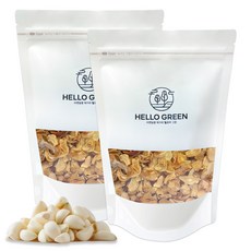 헬로우그린 국내산 100% 건조마늘 300gX2(팩) 간편요리용 건조채소 건마늘, 2개