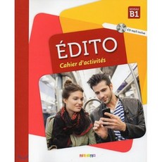 Edito (2016 edition) : Cahier d'exercices B1 + CD, Didier
