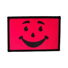 Fruit Punch Face 재미있는 모랄 패치 - 군사 장비 배낭 오퍼레이터 야구 모자 플레이트 캐리어 및 조끼용 보조 전술