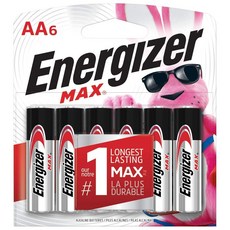 Energizer E91BPF-6 Max AA 배터리 6개
