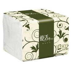 【文具通】單抽 柔紙巾 面紙 出貨品牌為隨機 單包約300抽 約195x105mm P1040085, 1個, 1箱30包 僅限宅配, 300