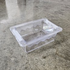 조이클린 케이지 소, 1개, 투명/손잡이 (핑크)