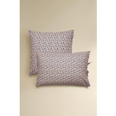 zara 자라 플로랄 코튼 키즈 베개 커버 - 네이비, 50 x 75 cm