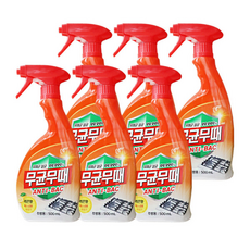피죤 무균무때 주방용 세정제 레몬향 500ml 6개 곰팡이 유해균 제거