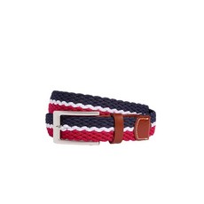 Vineyard vines 남아용 스트라이프 번지 벨트 멀티 미디엄 172441