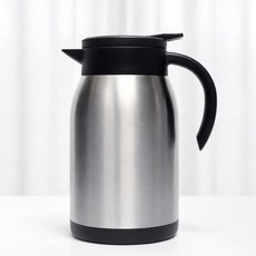 스텐 내부 304 진공 이중 보온 보냉 업소 손잡이 물병 물통, 1개, 1.5L, 샤틴