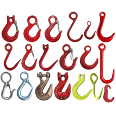 체인 후크 그랩 후크 혼 후크 아이 후크 컨테이너후크, 1개, 12mm 양뿔 그래플 7/16