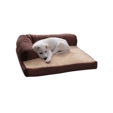 可拆洗寵物沙發墊 (超大款), 1個, 棕色和米色