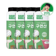 슈가버블 100% 단일성분 구연산, 4개, 500g