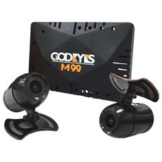 Patriot 愛國者 GODEYES M99 高畫質1080P 機車行車記錄器 前後雙錄 IP65防水 128G, 黑色