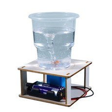 용액 혼합 소용돌이 교반기 우드 조립 실험키트 어린이 초등학생 상승기류 바람 초등과학 방과후 제작 과학