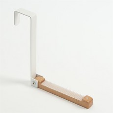 싸다월드컵 접이식 옷걸이 행거 문걸이 행거, 1개, 우드