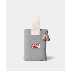 매장정품 마스마룰즈 MASMARULEZ Strap pouch _ Solid gray 142248