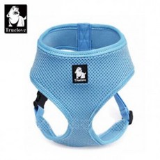 강아지 하네스 에어 매쉬 애견 목줄 리드줄 산책 블루, 1개, 100g
