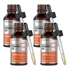 Horbaach Vitamin E Oil 13800IU 호바흐 비타민 E 오일 13800IU, 4개, 30ml