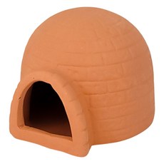 이글루 에스키모 산란상 수족관 황토 토분 구피 새우 치어 놀이터 은신처, 1개