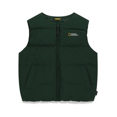 NATIONAL GEOGRAPHIC KIDS K254UDV910 헤론 경량 구스 베스트 DGREEN
